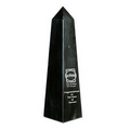 8" Obelisk Award - Jet Black